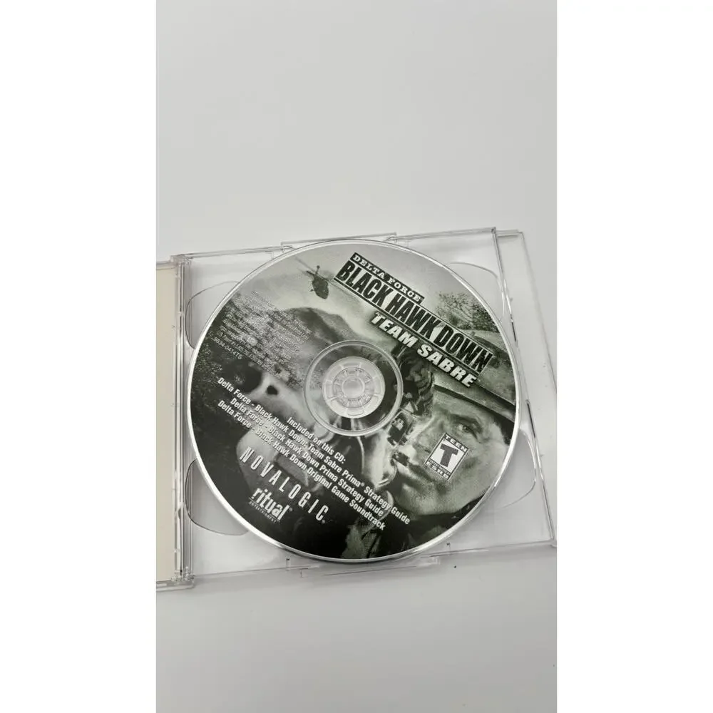 Delta Force Black Hawk Down Platinum Pack PC Video Game Delta Force Sabre CD-ROM